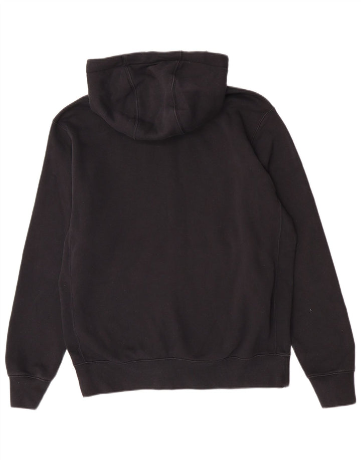 Nike Mens Zip Hoodie Sweater Medium Black Cotton