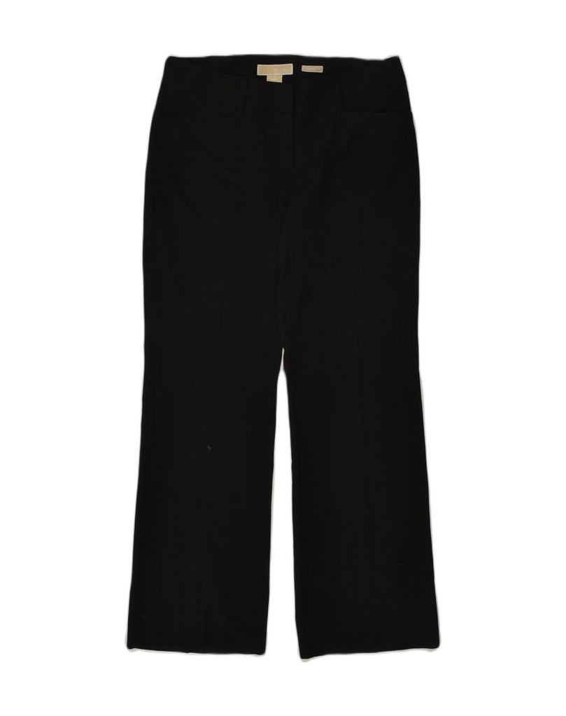 MICHAEL KORS Womens Straight Casual Trousers US 8 Medium W32 L32 Black | Vintage Michael Kors | Thrift | Second-Hand Michael Kors | Used Clothing | Messina Hembry 