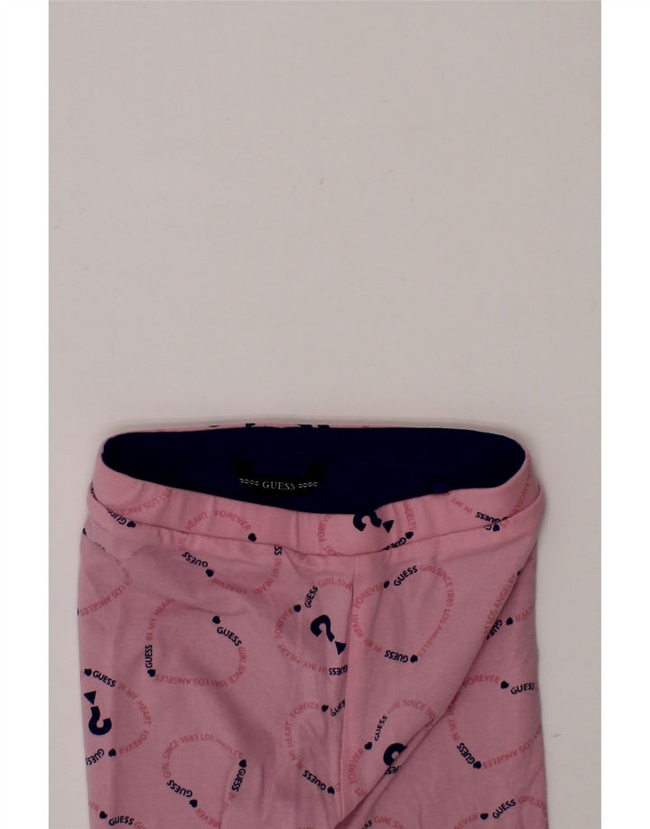 GUESS Baby Girls Graphic Leggings 18-24 Months  Pink Vintage Guess and Second-Hand Guess from Messina Hembry 