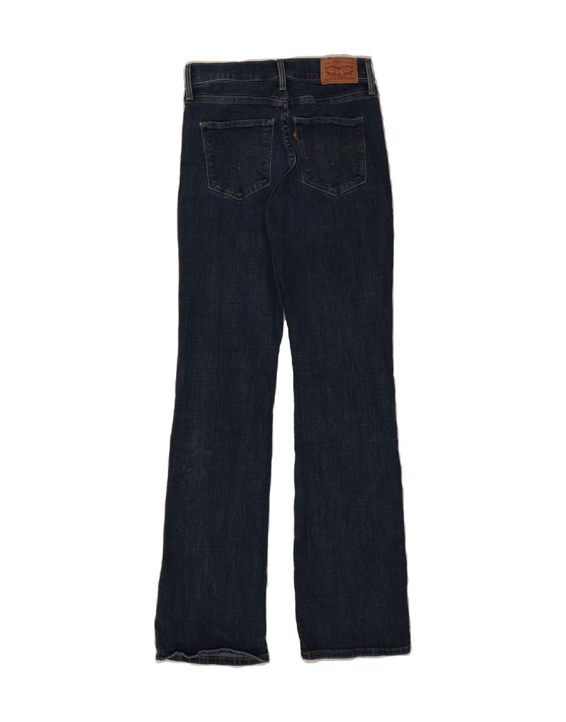 LEVI'S Womens 315 Shaping Bootcut Jeans W26 L32 Navy Blue Cotton Vintage Levi's and Second-Hand Levi's from Messina Hembry 
