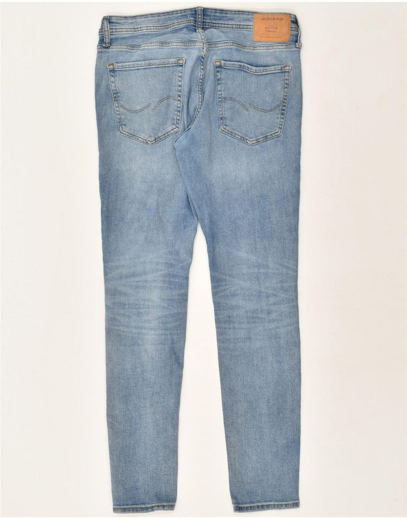 JACK & JONES Mens Liam Skinny Jeans W34 L32 Blue Cotton | Vintage Jack & Jones | Thrift | Second-Hand Jack & Jones | Used Clothing | Messina Hembry 