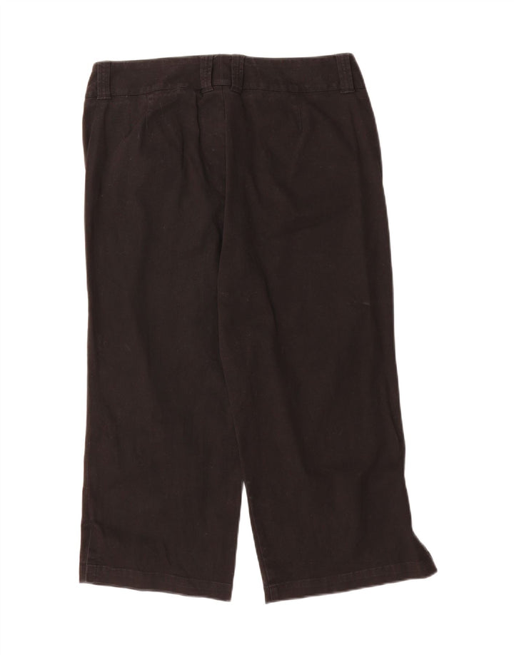 DOCKERS Womens Straight Capri Trousers US 10 Large W32 L21 Black Vintage Dockers and Second-Hand Dockers from Messina Hembry 