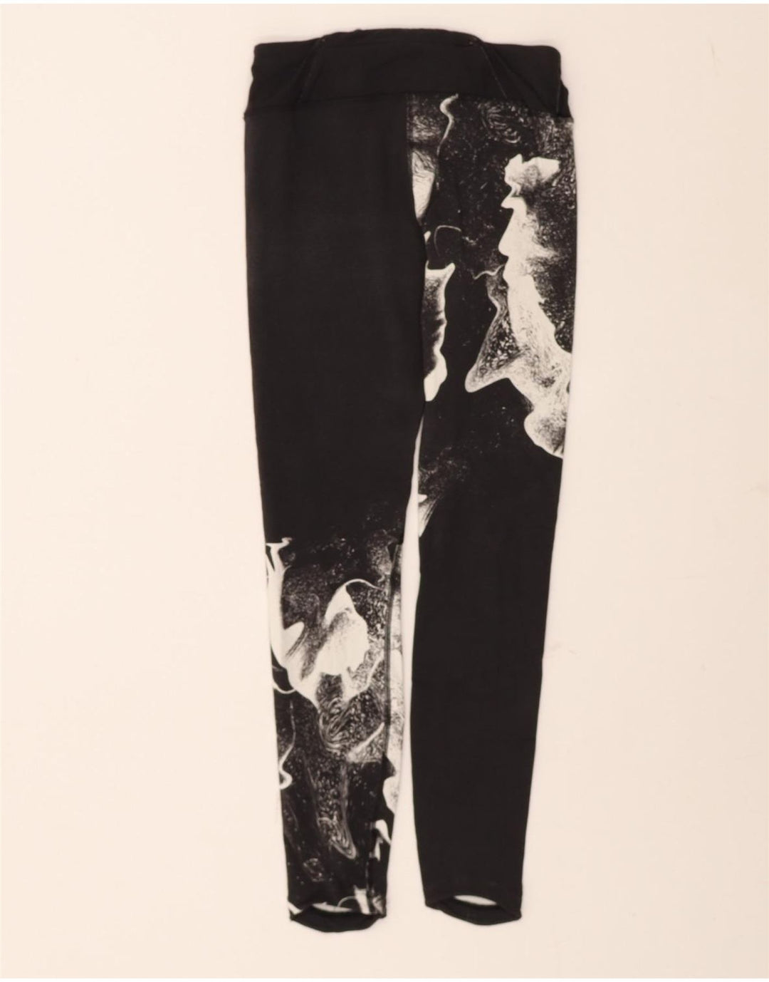 NIKE Womens Dri Fit Abstract Pattern Leggings UK 4 XS  Black Nylon Vintage Nike and Second-Hand Nike from Messina Hembry 