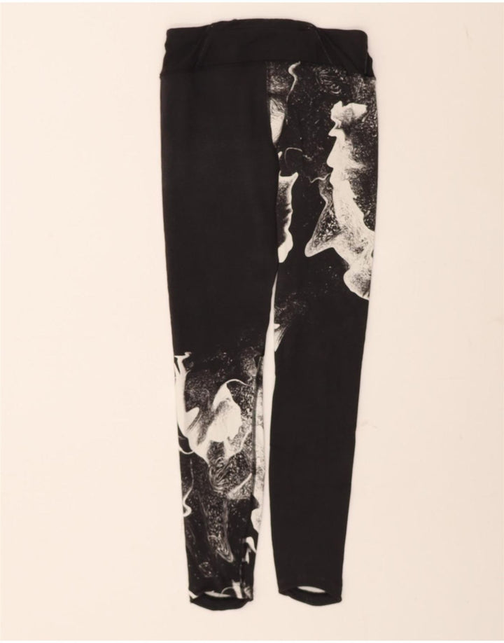 NIKE Womens Dri Fit Abstract Pattern Leggings UK 4 XS  Black Nylon Vintage Nike and Second-Hand Nike from Messina Hembry 