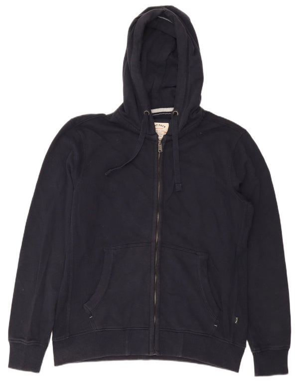 Fat Face Mens Zip Hoodie Sweater Large Navy Blue Cotton