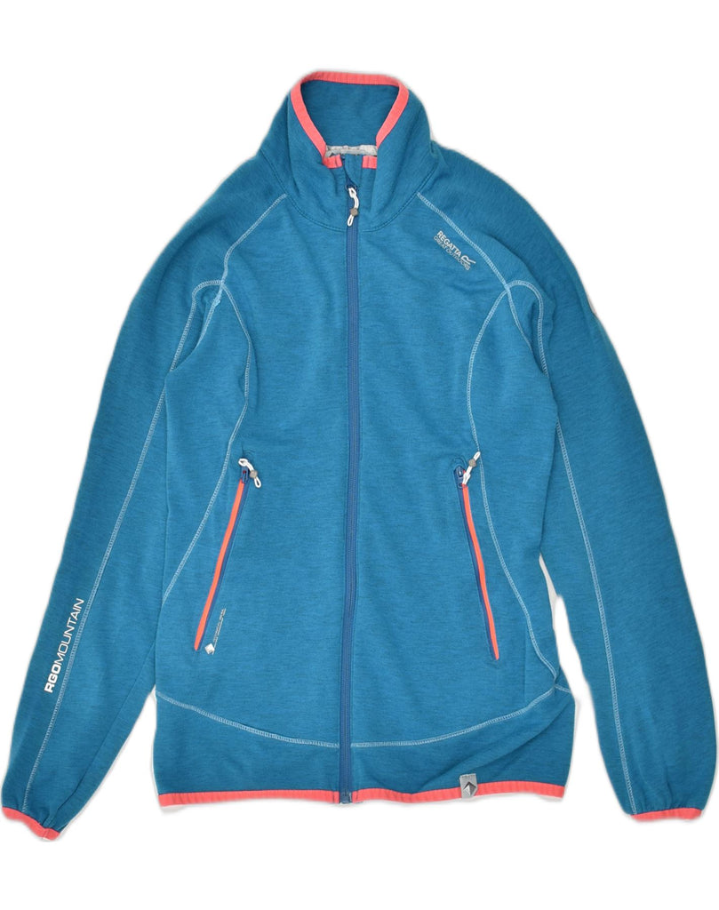 REGATTA Womens Tracksuit Top Jacket UK 10 Small Blue | Vintage Regatta | Thrift | Second-Hand Regatta | Used Clothing | Messina Hembry 