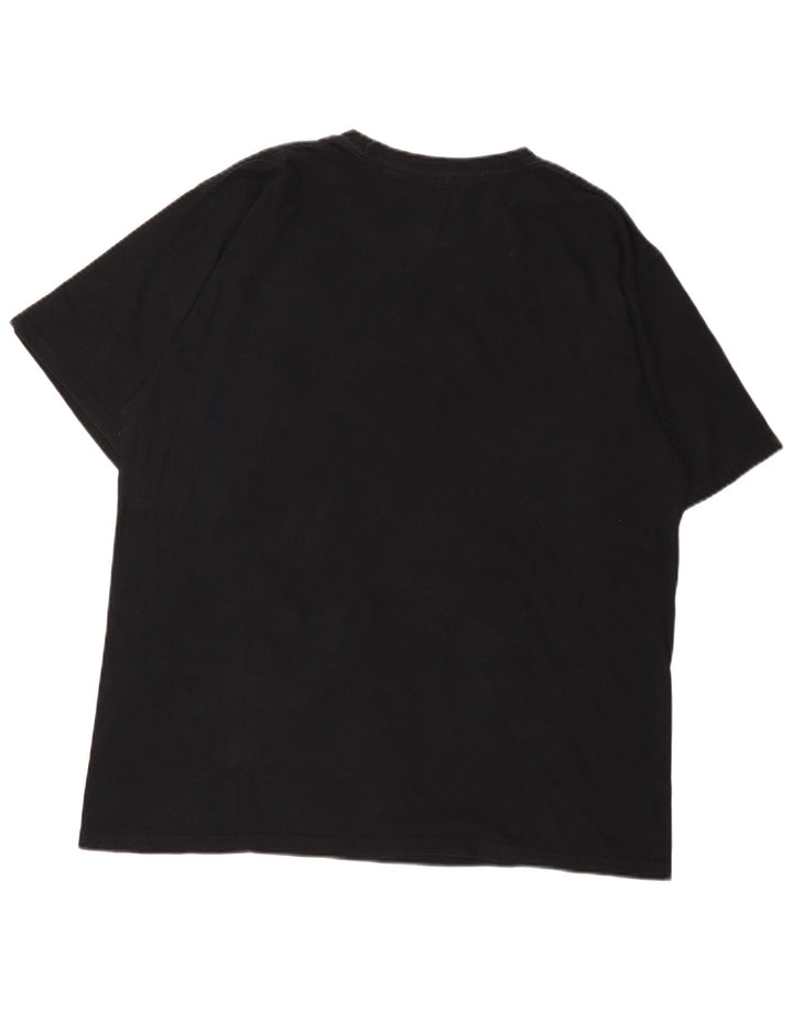 Adidas Mens Graphic T-Shirt Top XL Black Cotton