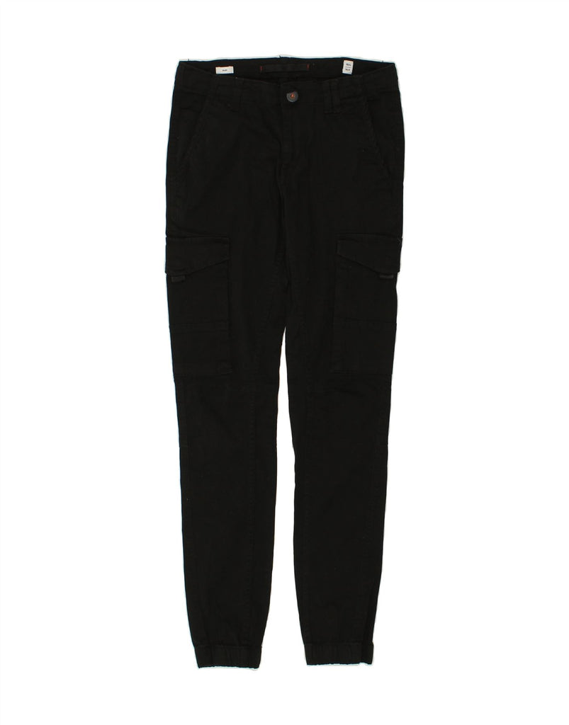 JACK & JONES Boys Slim Joggers Cargo Trousers 13-14 Years W30 L30  Black | Vintage Jack & Jones | Thrift | Second-Hand Jack & Jones | Used Clothing | Messina Hembry 