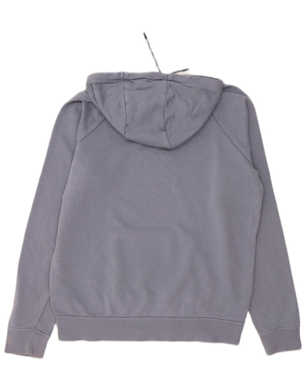 Nike Womens Loose Fit Hoodie Jumper UK 12 Medium Purple Cotton