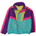 Skiss Mens Graphic Ski Jacket IT 50 Large Multicoloured Colourblock