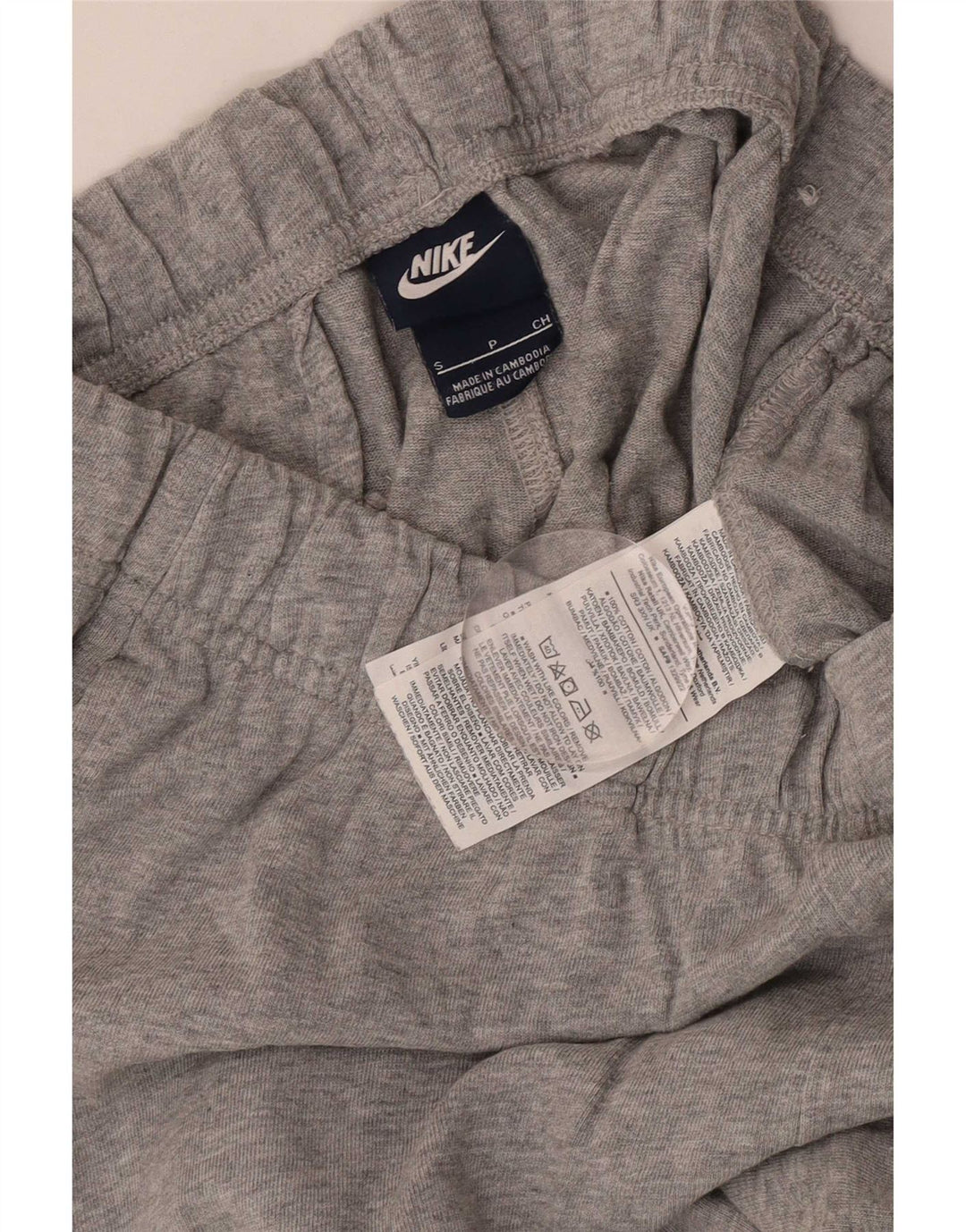 Nike Mens Tracksuit Trousers Joggers Small  Grey Flecked Cotton