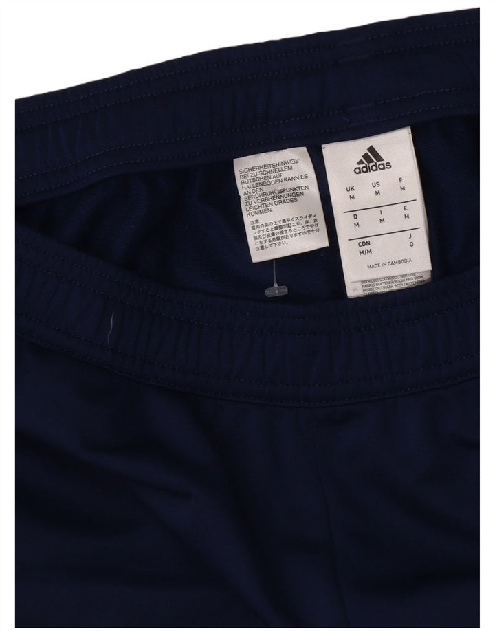 Adidas Mens Tracksuit Trousers Medium  Navy Blue Polyester