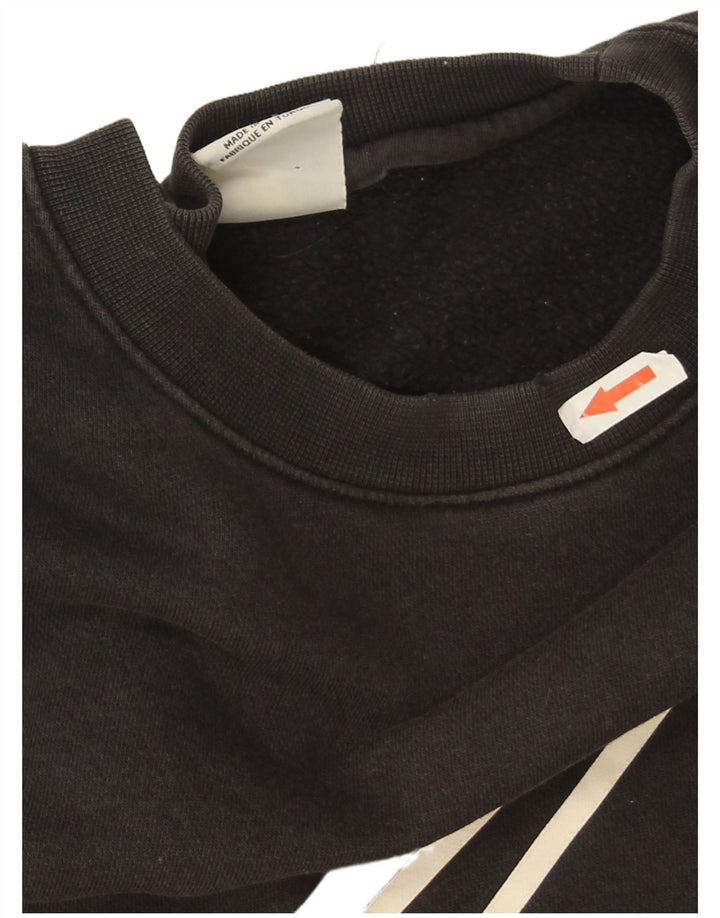 Nike Mens Graphic Sweatshirt Jumper Small Black Cotton