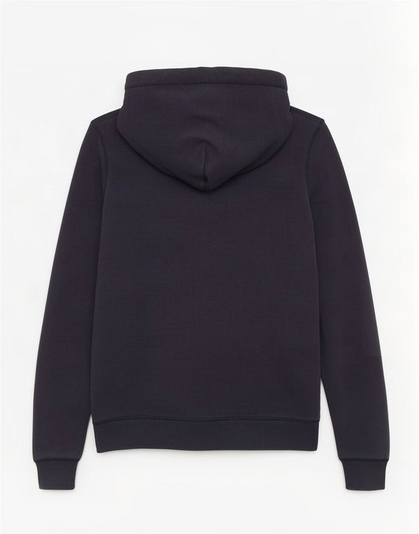 Jack Wills Womens Graphic Hoodie Jumper UK 10 Small Navy Blue Cotton