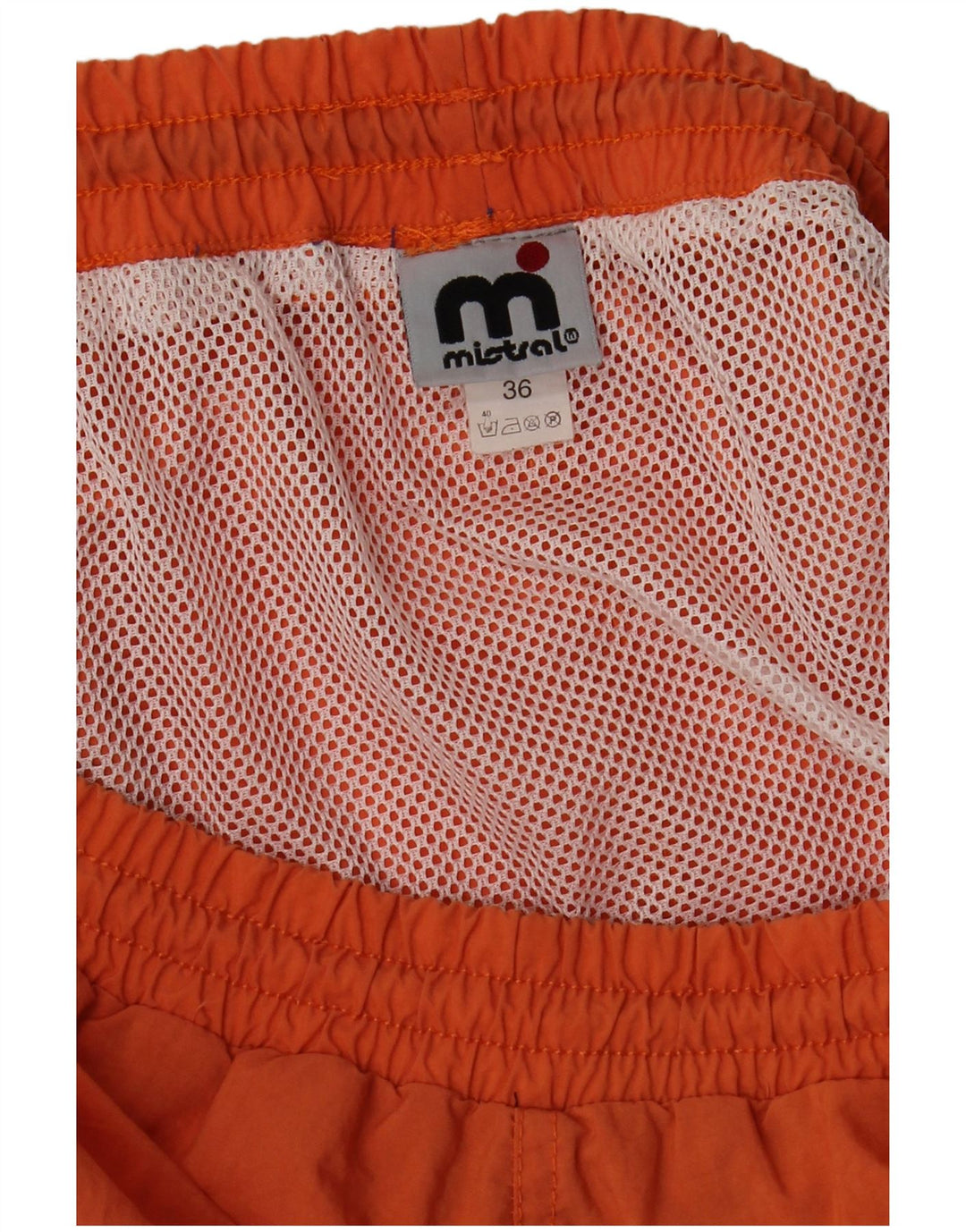 Mistral Mens Swimming Shorts Large  Orange Polyamide
