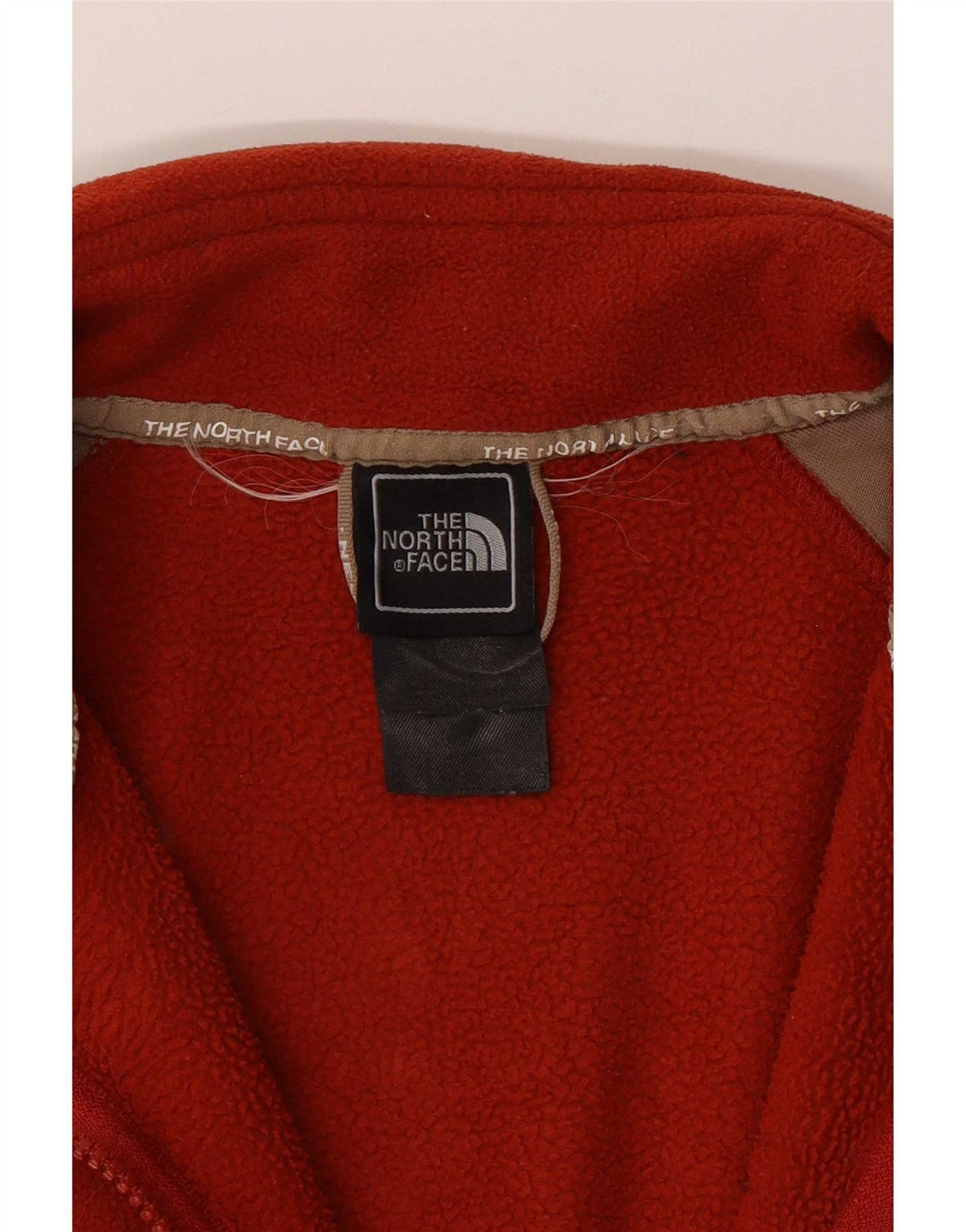 The North Face Womens Liner Fleece Jacket UK 16 Large Red