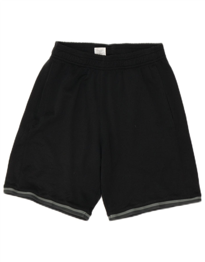 ADIDAS Boys Climacool Sport Shorts 11-12 Years Black Polyester