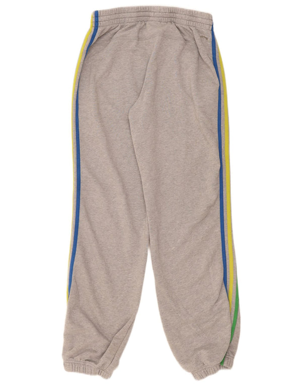 Adidas Boys Climalite Tracksuit Trousers Joggers 15-16 Years Grey Cotton