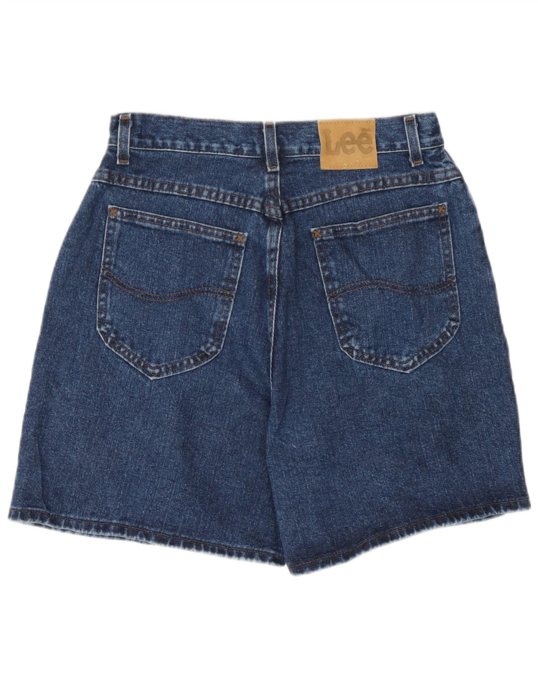 Lee Womens High Waist Denim Shorts W28 Medium Blue