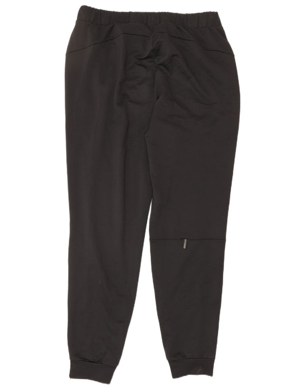 Puma Mens Tracksuit Trousers Joggers Large Black Polyester Sports