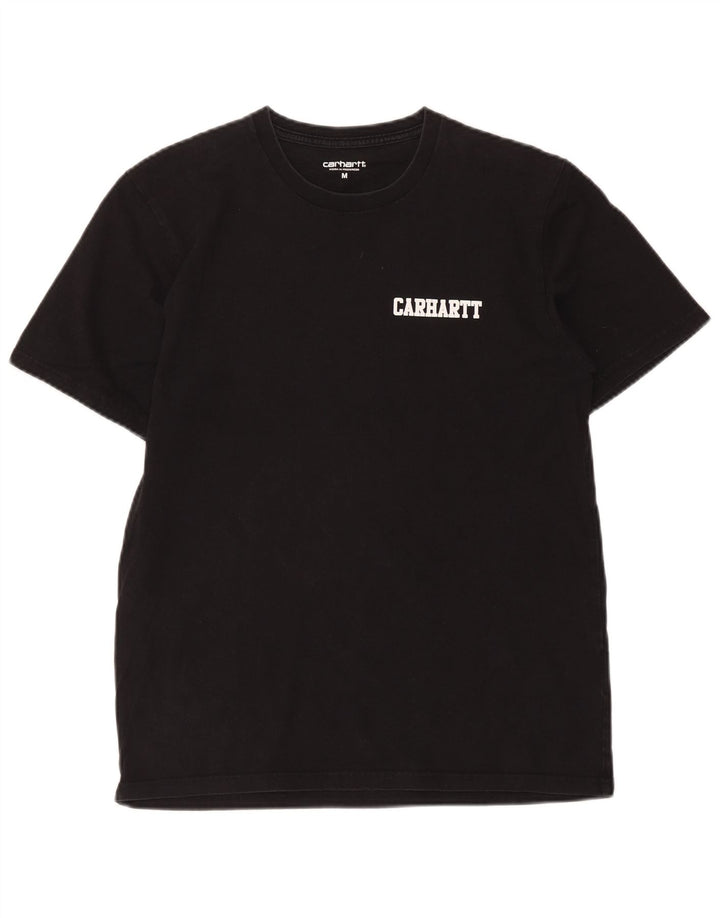 Carhartt Mens Regular T-Shirt Top Medium Black Cotton