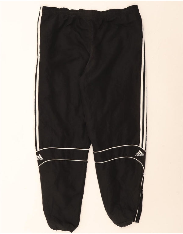 Adidas Mens Tracksuit Trousers Joggers Large Black Polyester