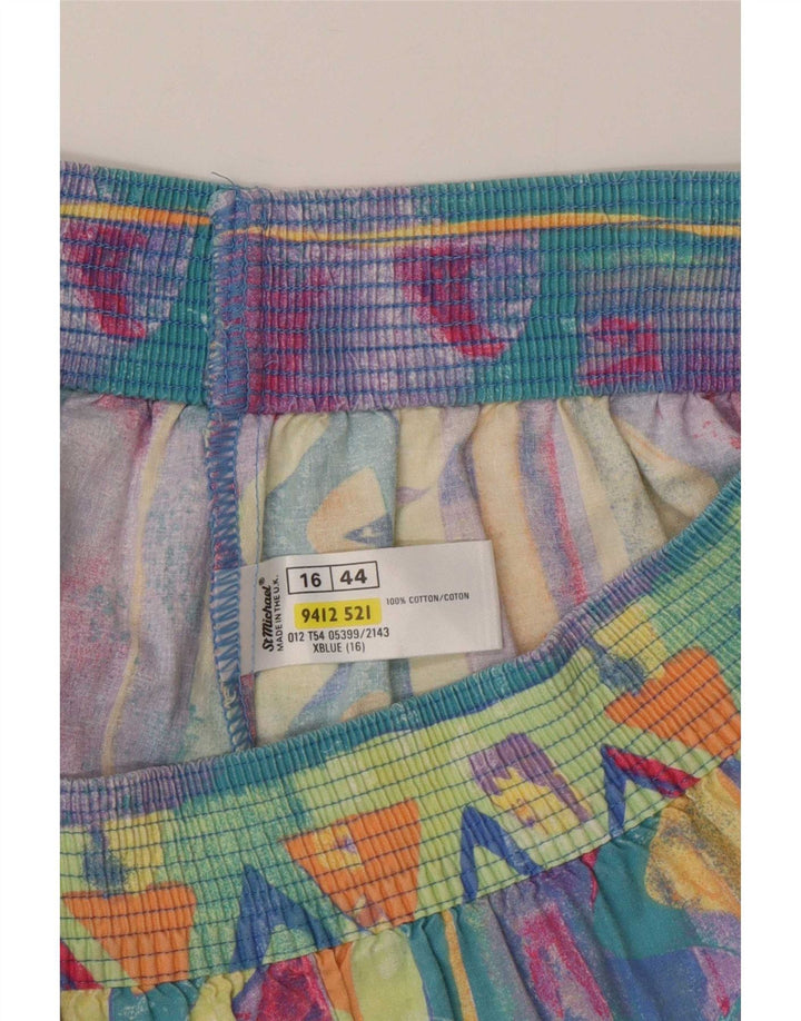 St Michael Womens Harem Trousers UK 16 Large W34 L23 Multicoloured