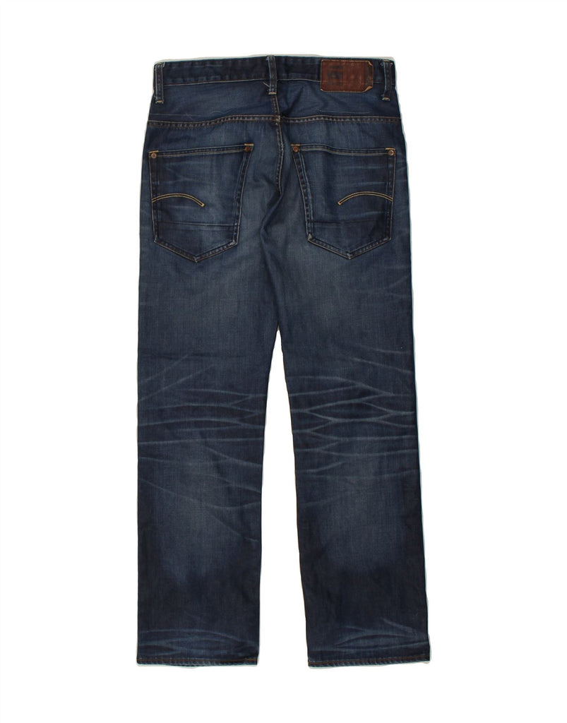 G-STAR Mens Straight Jeans W34 L31 Navy Blue Cotton Vintage G-Star and Second-Hand G-Star from Messina Hembry 