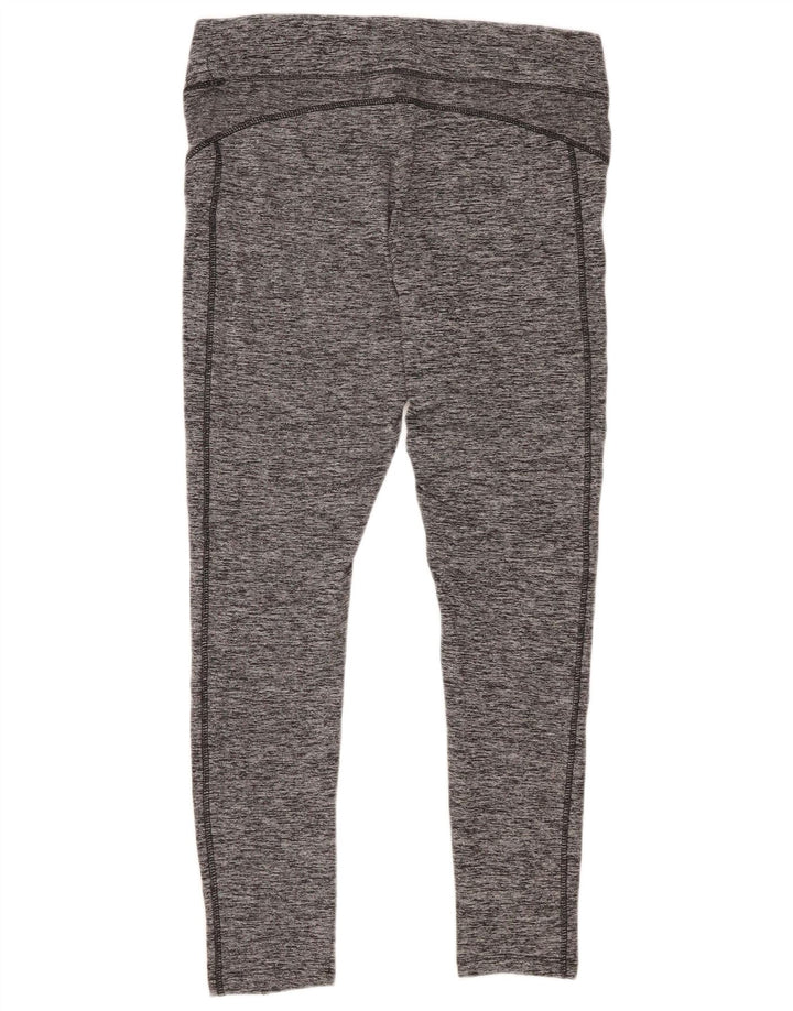 Umbro Womens Leggings UK 16 Large Grey Flecked Polyester