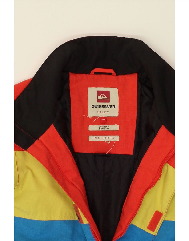 QUIKSILVER Boys Regular Fit Windbreaker Jacket 7-8 Years Multicoloured | Vintage Quiksilver | Thrift | Second-Hand Quiksilver | Used Clothing | Messina Hembry 