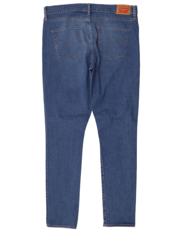 Levi's Womens Skinny Jeans W32 L30 Blue Cotton
