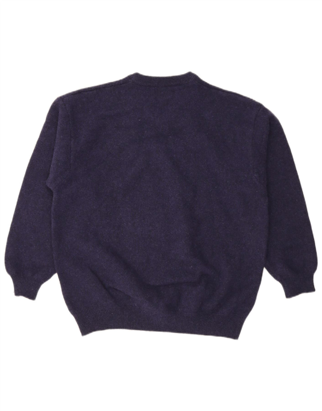 Marlboro Classics Mens V-Neck Jumper Sweater 2XL Navy Blue Wool