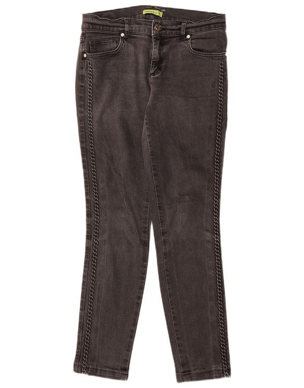 Versace Womens Slim Jeans IT 42 Medium W30 L29 Grey Cotton