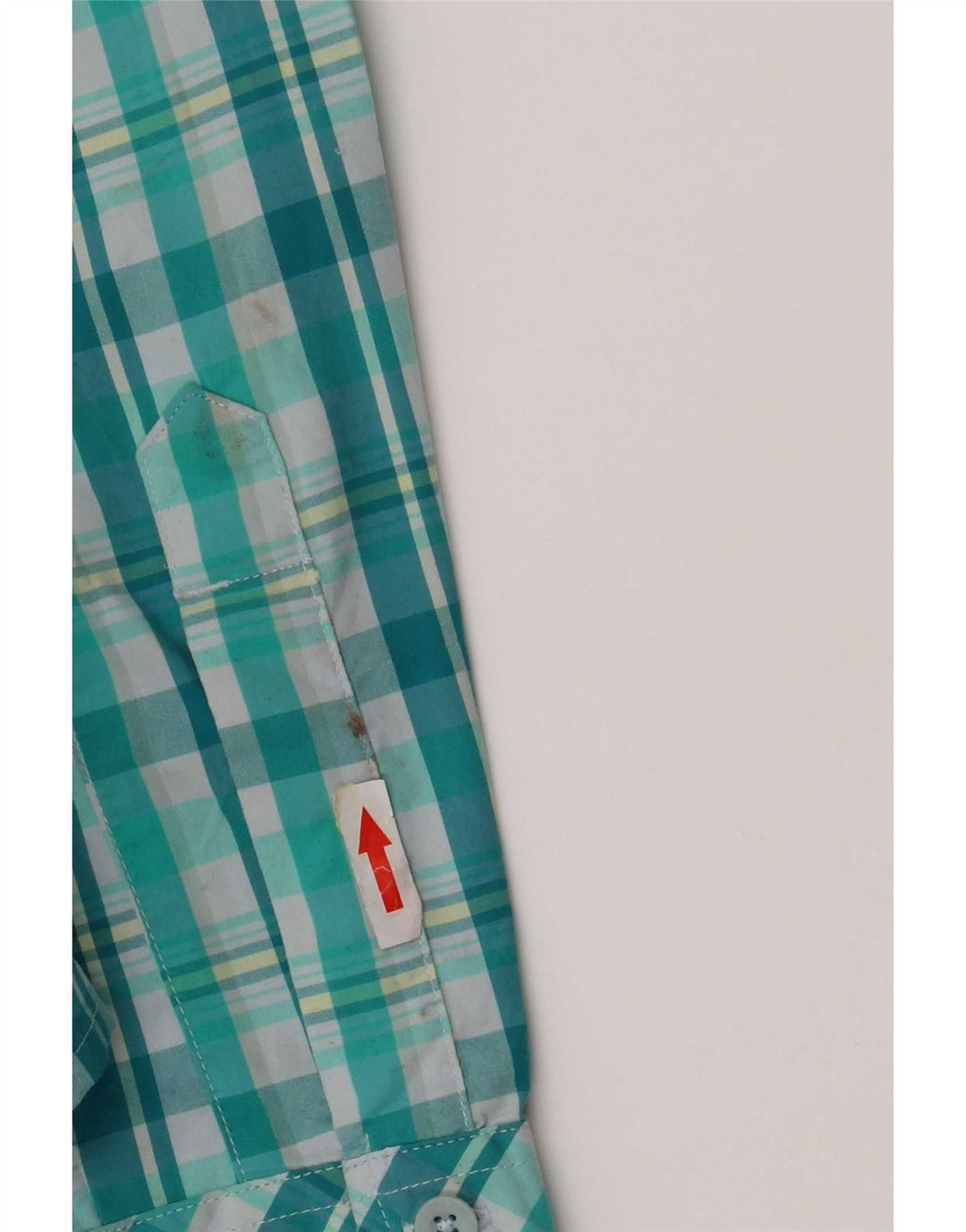 The North Face Womens Shirt UK 10 Small Green Check Nylon