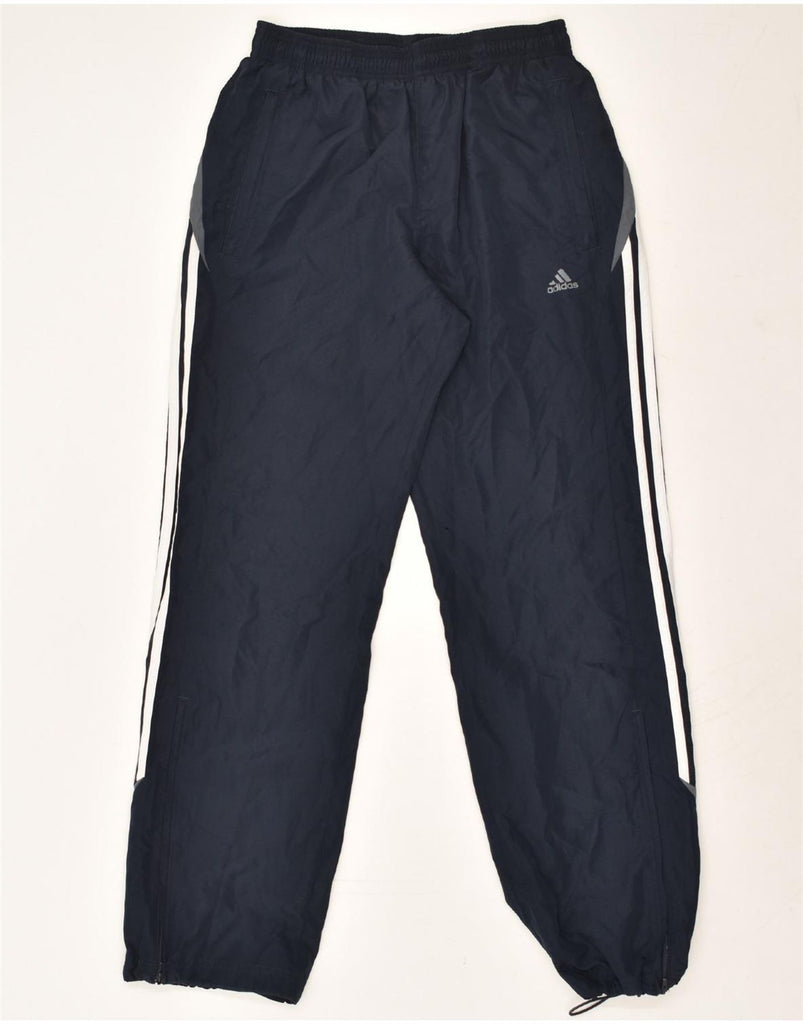 ADIDAS Mens Climalite Tracksuit Trousers Small Navy Blue Polyester | Vintage Adidas | Thrift | Second-Hand Adidas | Used Clothing | Messina Hembry 