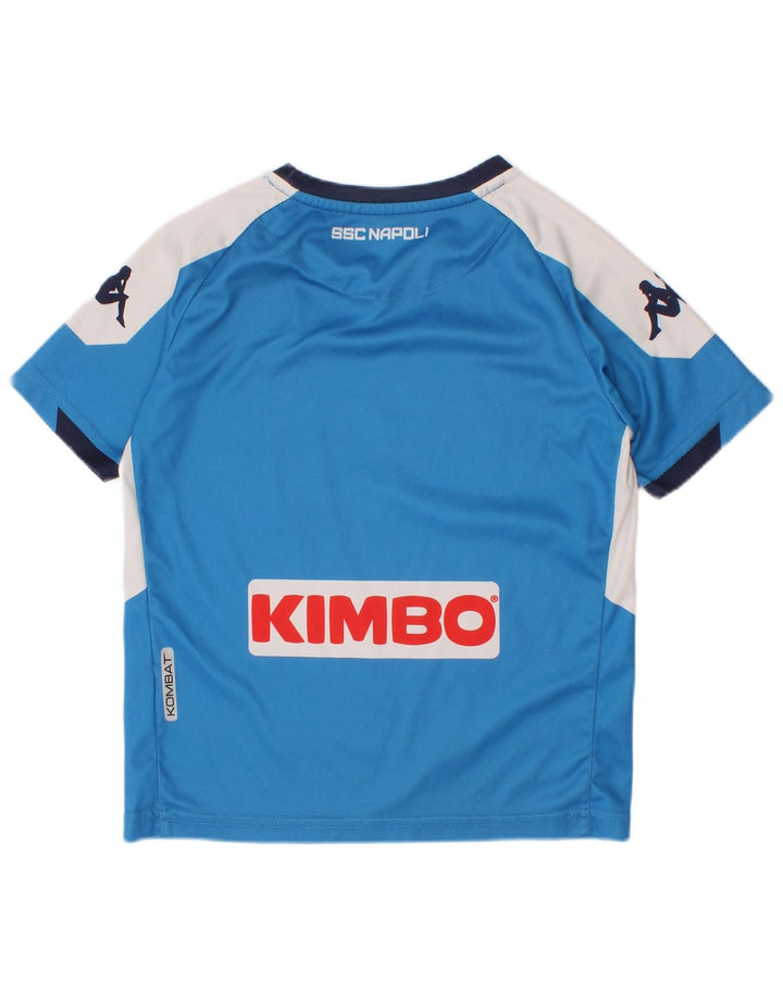 Kappa Boys Graphic T-Shirt Top 4-5 Years Blue Colourblock