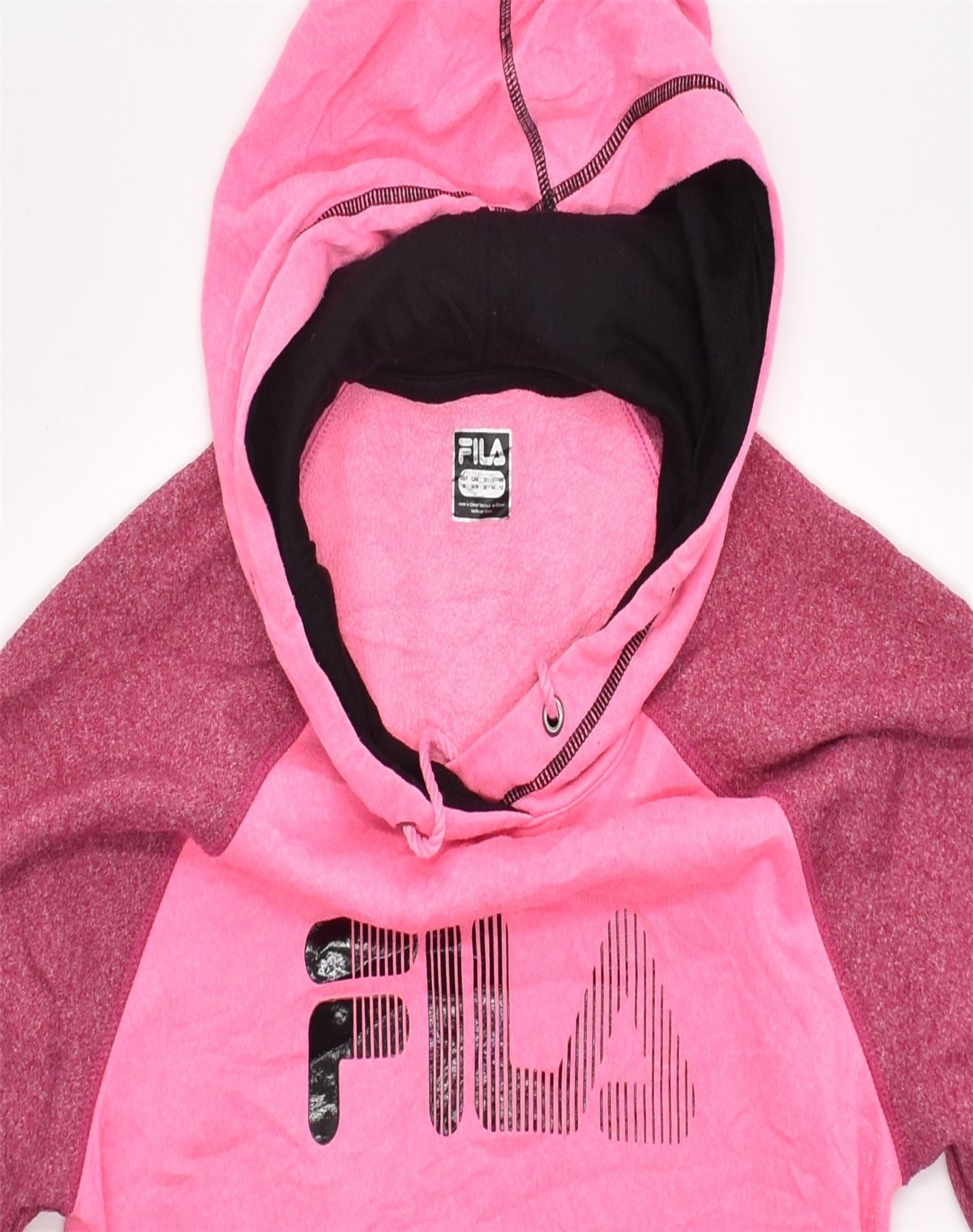 Fila hoodie sales womens pink