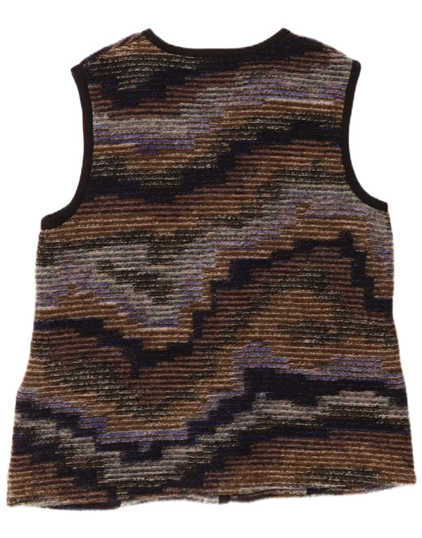 PETER HAHN Womens Cardigan Sweater UK 20 2XL Multicoloured Striped