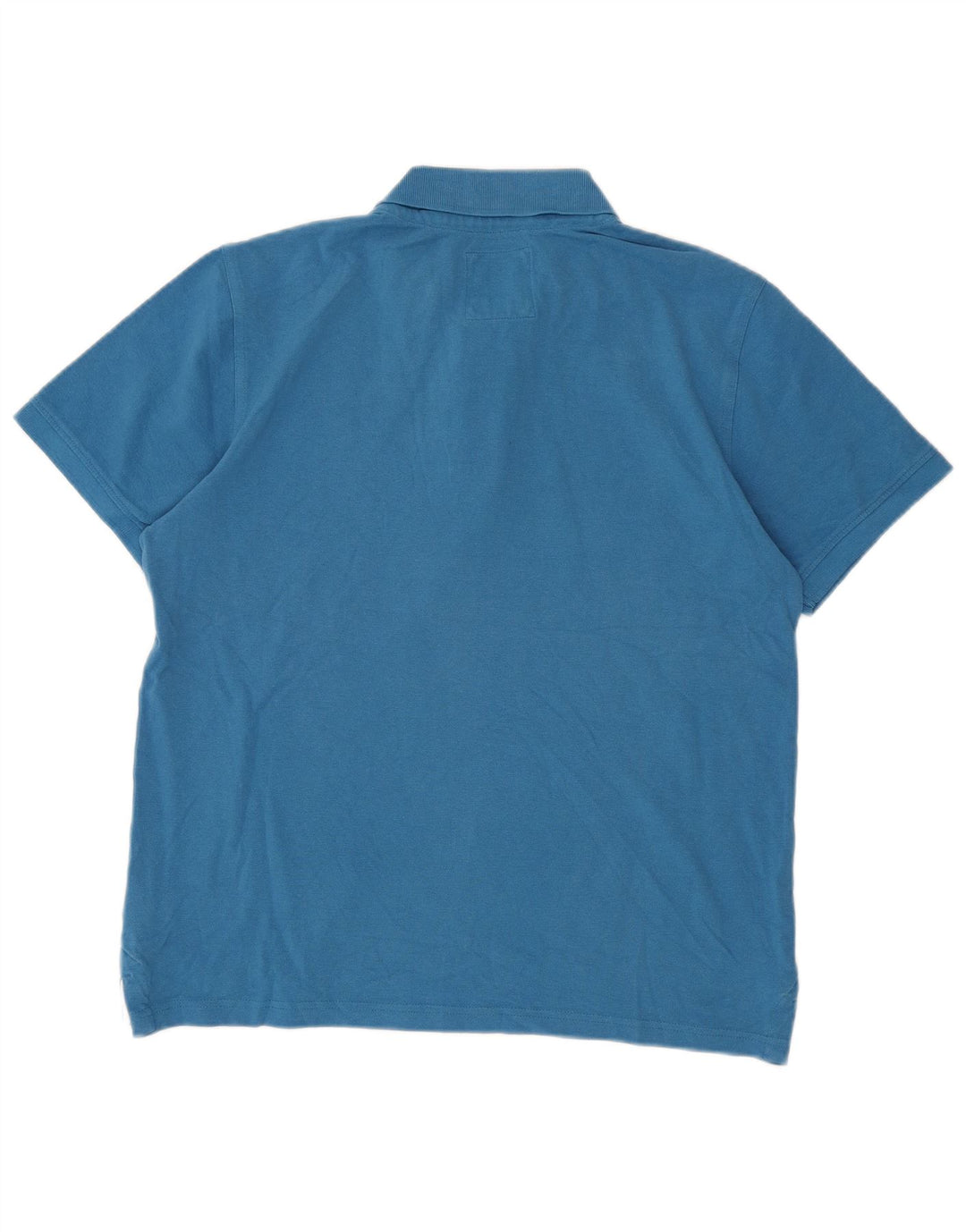 Crew Clothing Mens Polo Shirt Medium Blue Cotton