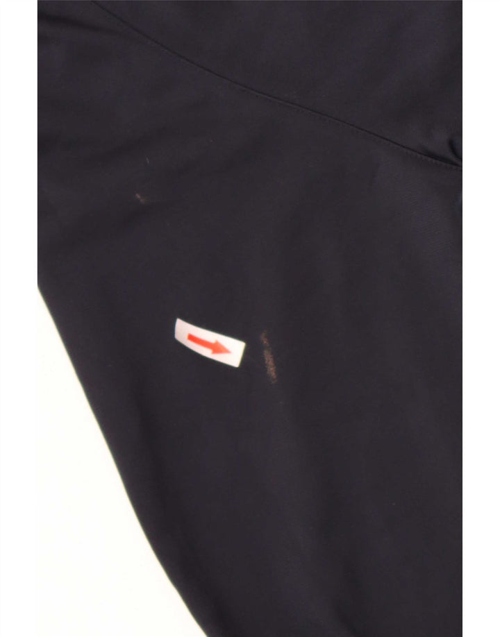 Adidas Boys Graphic Tracksuit Top Jacket 9-10 Years Navy Blue Polyester