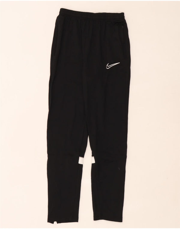 Nike Boys Dri Fit Tracksuit Trousers 13-14 Years XL Black Colourblock