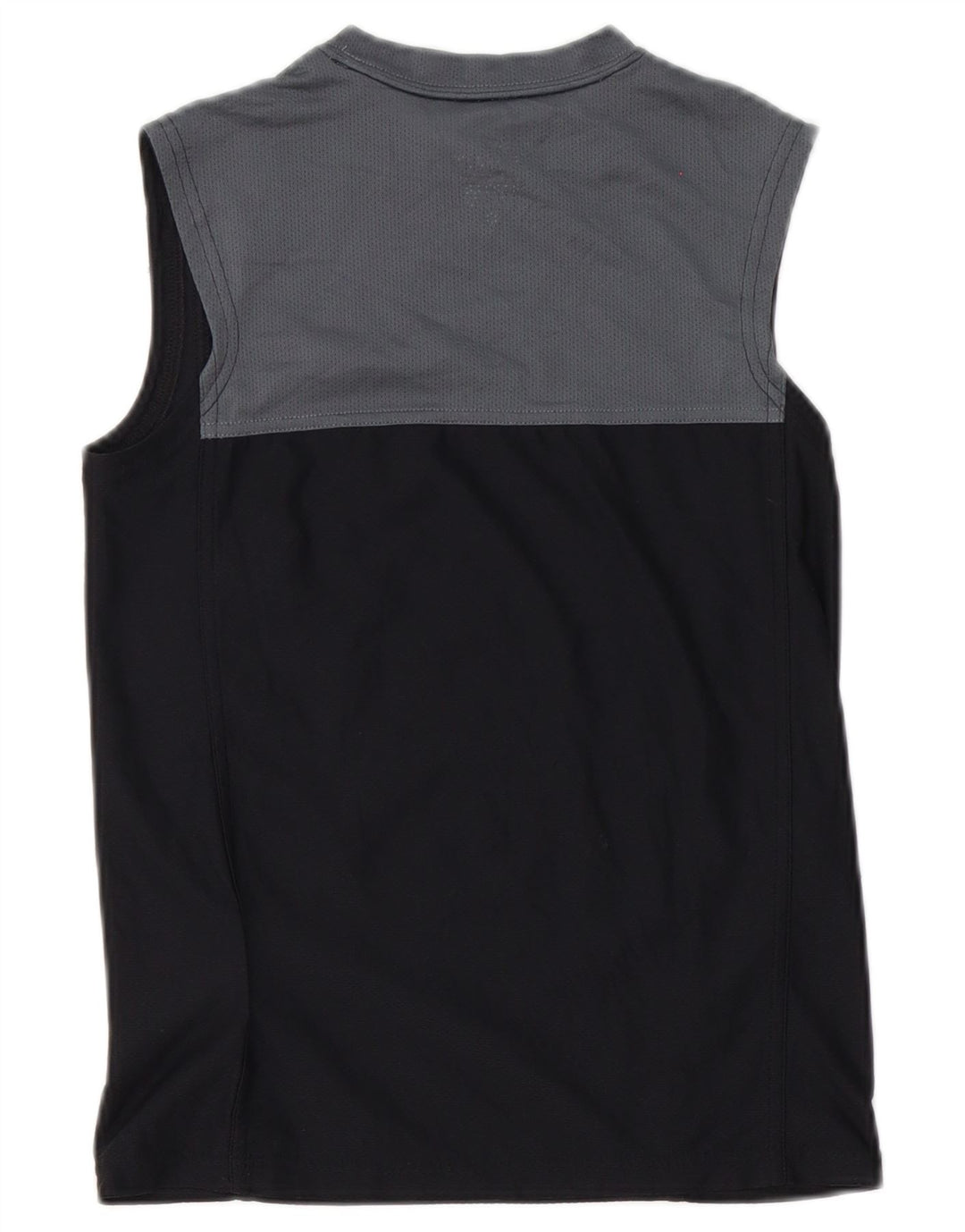 Nike Womens Dri Fit Vest Top UK 10 Small Black Colourblock Polyester