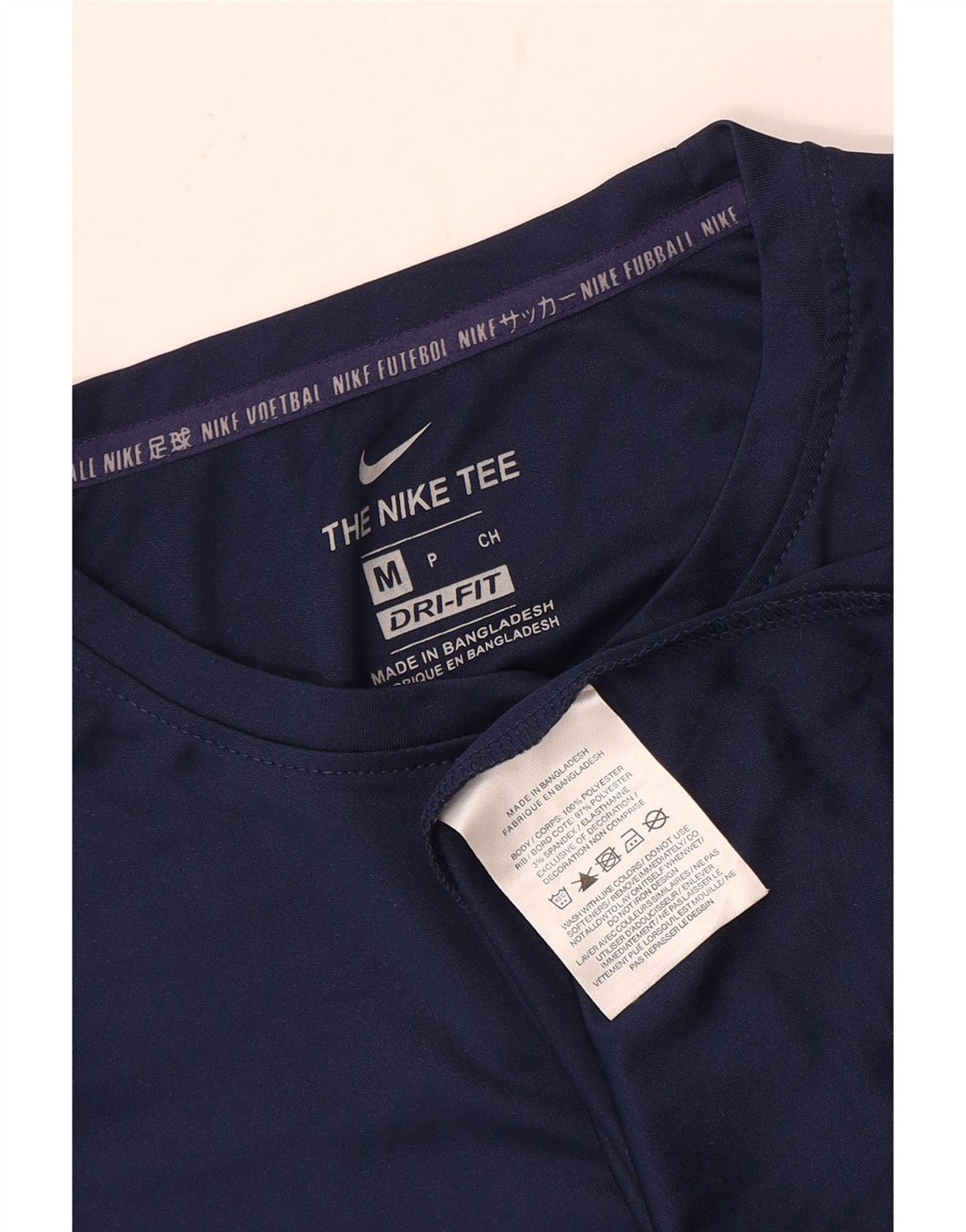 Nike Mens Dri Fit Vest Top Medium Navy Blue Polyester