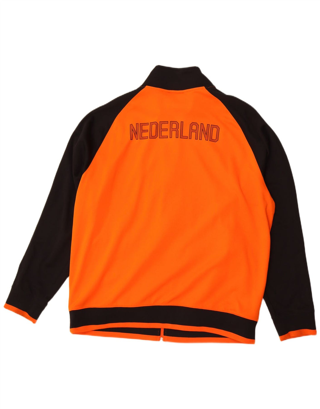 Nike Mens KNVB Graphic Tracksuit Top Jacket 2XL Orange Colourblock