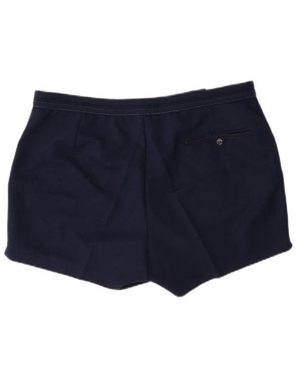 Sergio Tacchini Mens Chino Shorts W36 Large Navy Blue