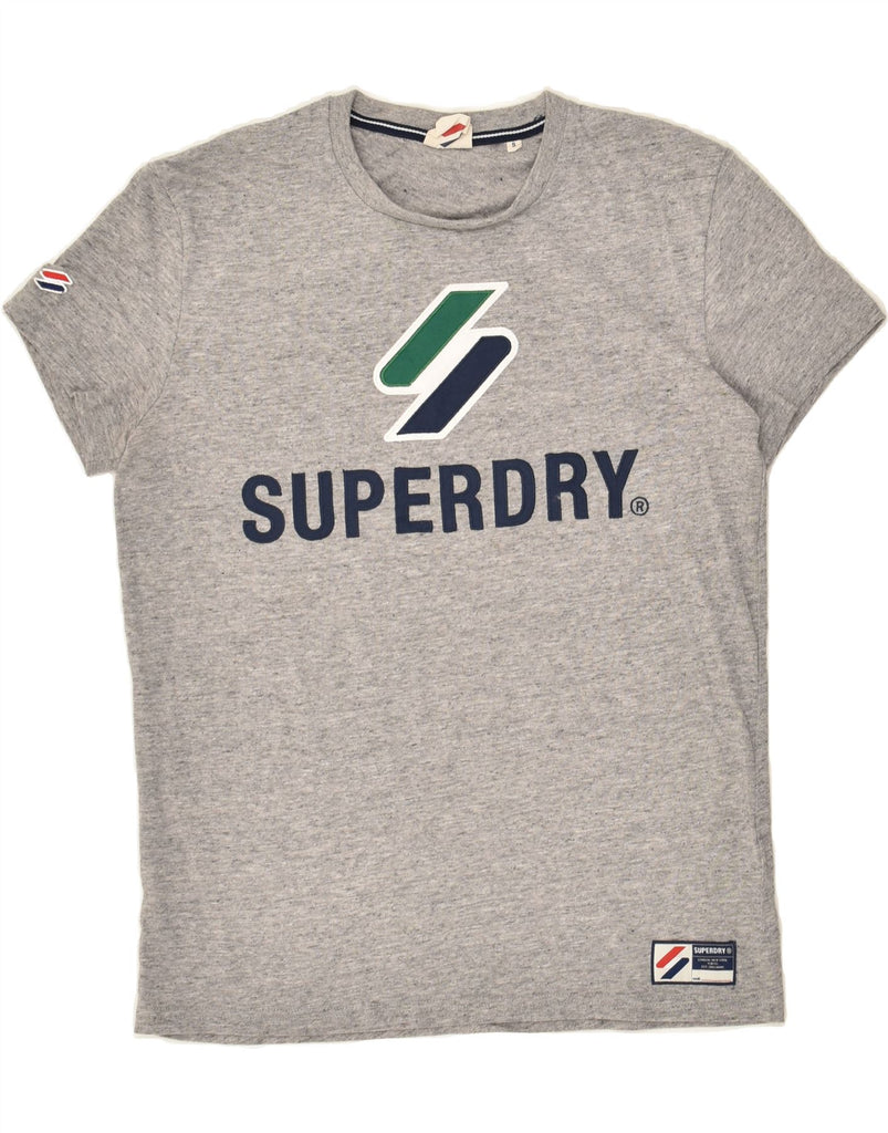 SUPERDRY Mens Graphic T-Shirt Top Small Grey Cotton | Vintage Superdry | Thrift | Second-Hand Superdry | Used Clothing | Messina Hembry 