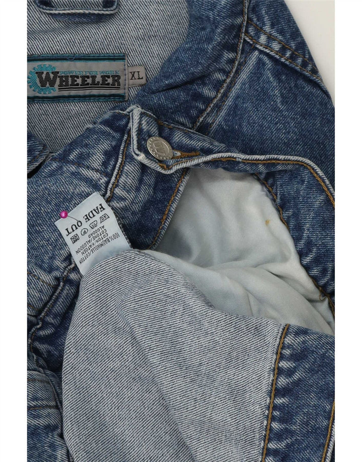 Vintage Mens Denim Jacket UK 42 XL Blue Cotton