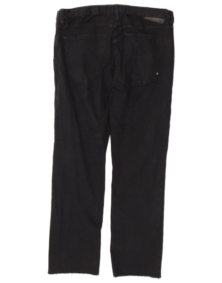 BILLABONG Mens Straight Jeans W32 L29  Black Cotton