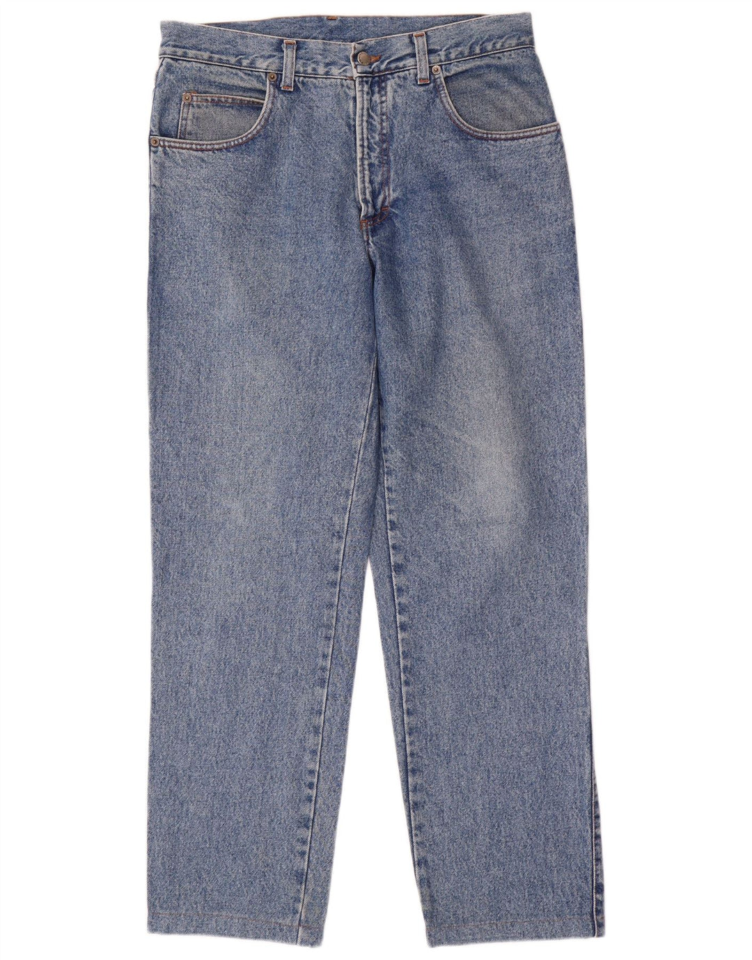 Naf Mens Straight Jeans W34 L30 Blue Cotton