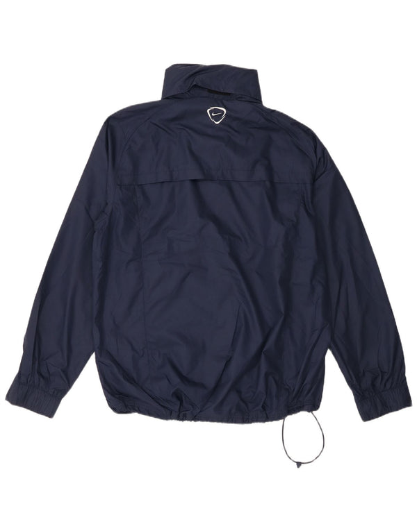 Nike Mens Storm-Fit Hooded Windbreaker Jacket UK 38 Medium Navy Blue